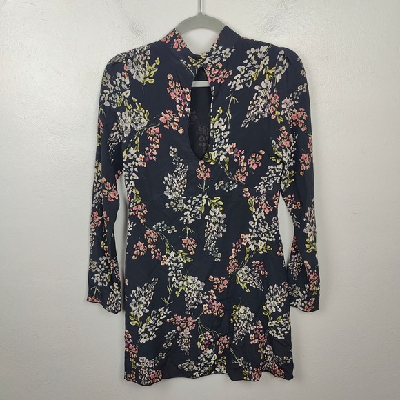 Stone Cold Fox Black Floral Long Sleeve Dress - Picture 5 of 9